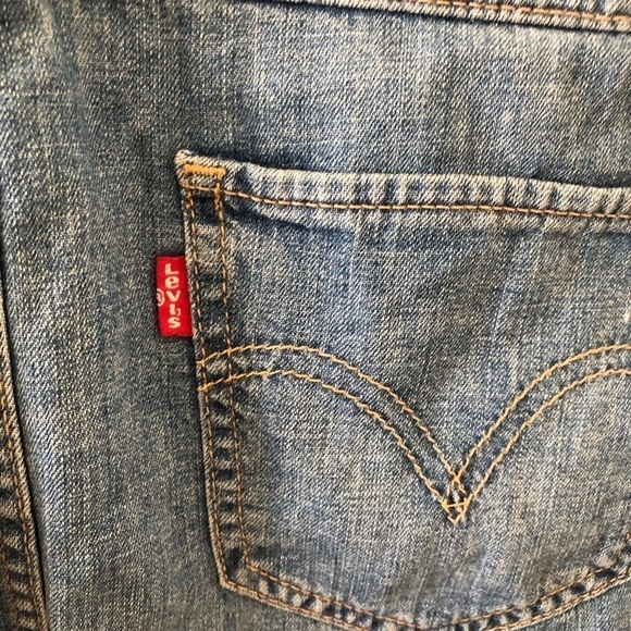 Levi stratus & co. Overall denim skirt size Xs never worn/ - Picture 6 of 6